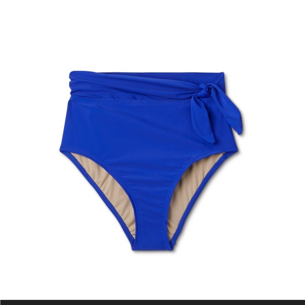 Woman’s tie waist, high waist, bikini bottom only